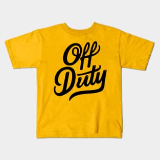 off Duty Kids T-Shirt